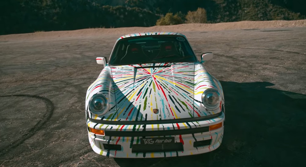 Magnus Walker Drives Porsche 930 Art Car with a McLaren F1 Turbo Engine