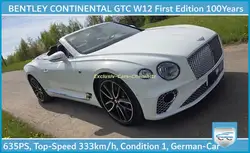 Bentley Continental GTC 100Year First Edition W12 635PS MULLINER First Edi