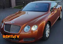 Bentley Continental GT Continental GT, finition Mulliner, sièges orange et noir, sellerie unique