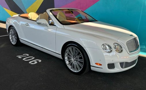 2010 Bentley Continental GTC Speed Convertible 2D