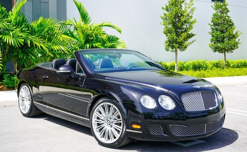 2010 Bentley Continental GTC Speed Convertible 2D