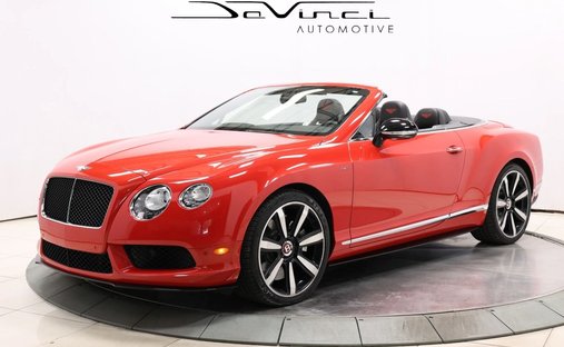 2014 Bentley Continental GT S Convertible 2D