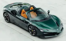 Ferrari SF90 Spider Verde Zeltweg, Cuoio, Daytona
