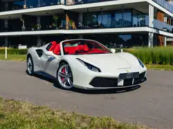 Ferrari 488 Spider Bianco Italia - Rosso Ferrari / FERRARI Warranty / PPF / Full Carbon / LIKE NEW