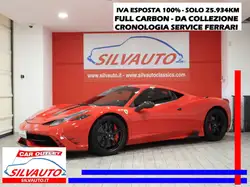 Ferrari 458 SPECIALE - IVA ESPOSTA 100% – SOLAMENTE 25.934KM – FULL CARBON – CRONOLOGIA SERVICE FERRARI – DA COLLEZIONE  (2014)
