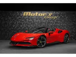 Ferrari SF90 Spider V8 - ROSSO CORSA METALLIC - FULL CARBON