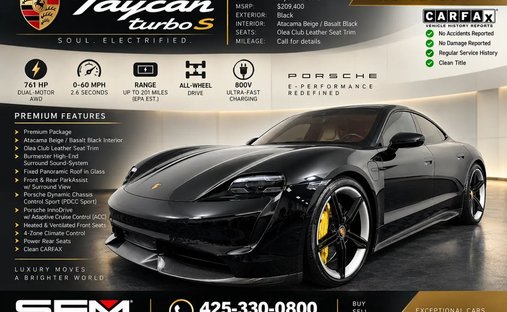 2020 Porsche Taycan Turbo S Sedan 4D